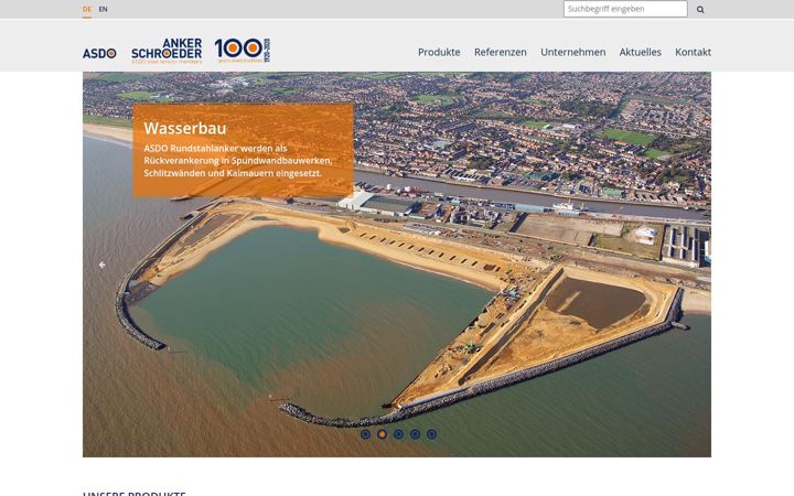 Screenshot of anker.de