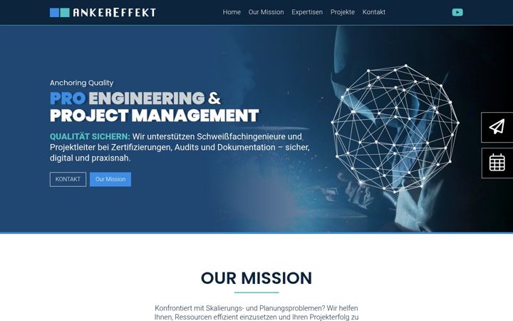 Screenshot of ankereffekt.de