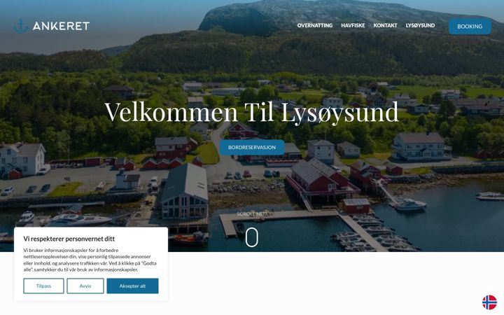 Screenshot stránky ankeretbrygge.no