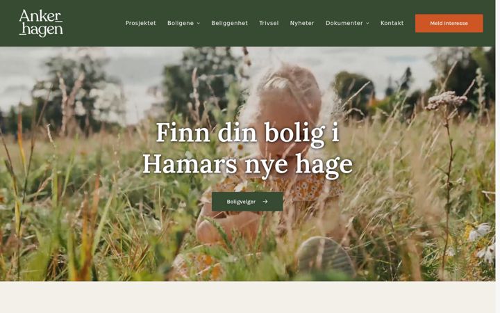 Screenshot of ankerhagen-hamar.no