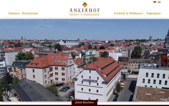 Screenshot of ankerhof.de