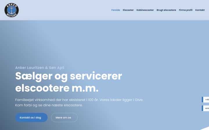 Ekraanipilt saidist ankermotors.dk