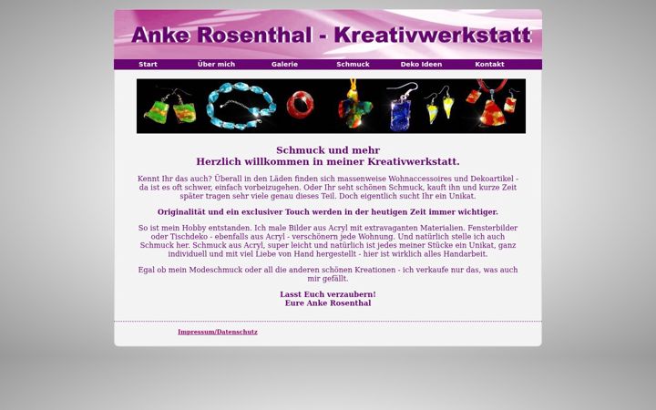 Screenshot of ankerosenthal.de