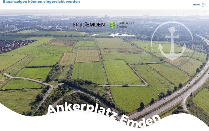Screenshot of ankerplatz-emden.de