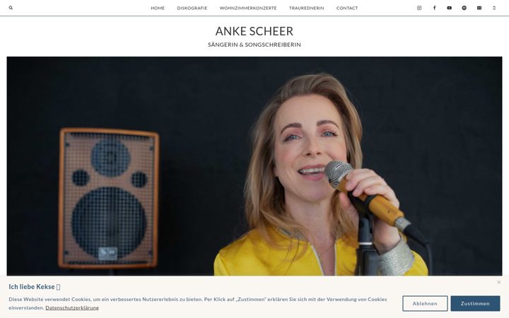 Screenshot of ankescheer.de