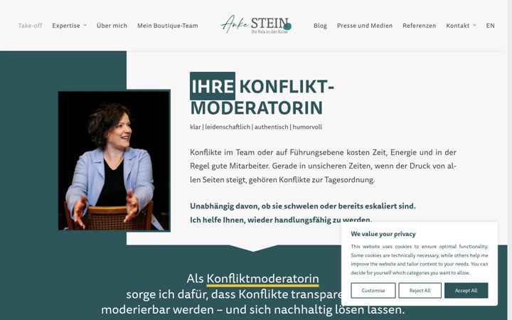 Screenshot of ankestein.com