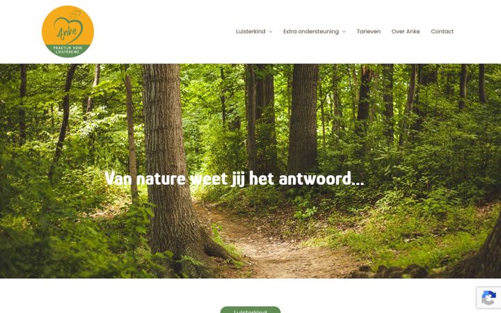 Screenshot di ankevanleeuwen.nl