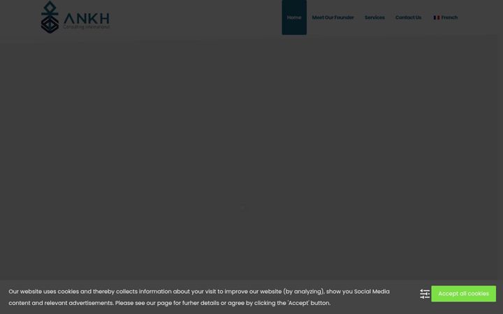 Screenshot stránky ankhconsulting.ca