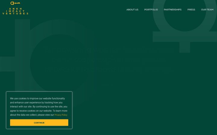 Screenshot of ankhimpactvc.com