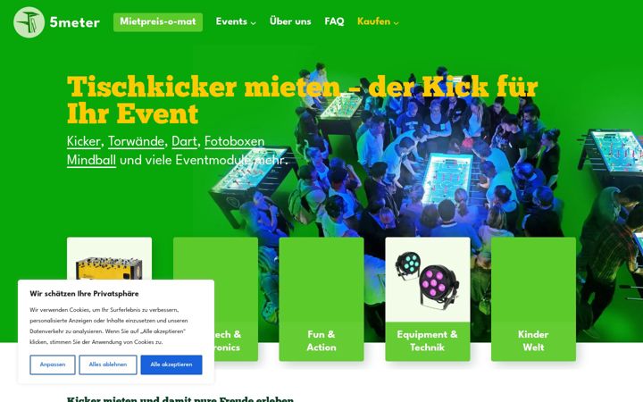 Screenshot of anki-overdrive-mieten.de