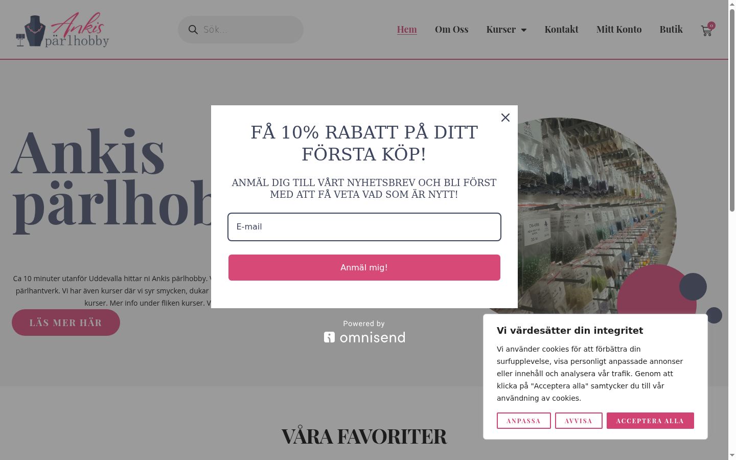 Zrzut ekranu banera zgody wyświetlanego przed jakąkolwiek interakcją
