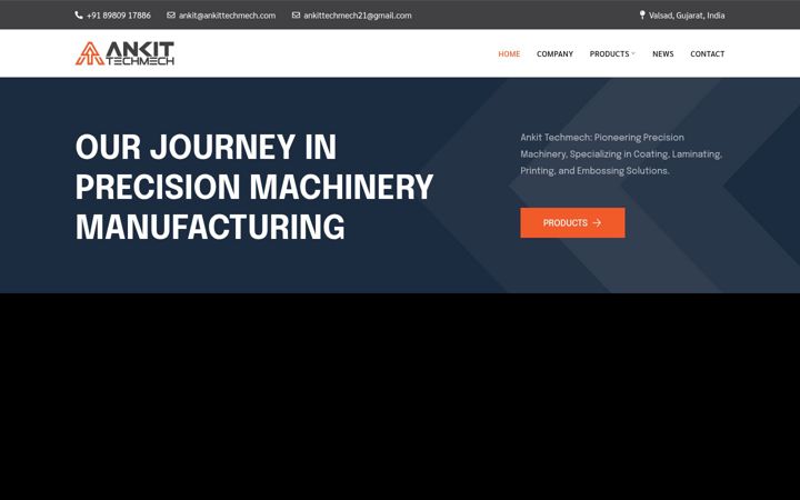 Screenshot of ankittechmech.com