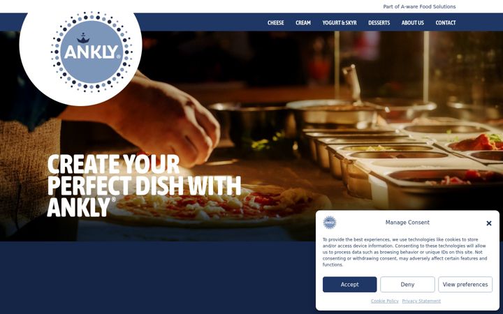 Screenshot of ankly.com