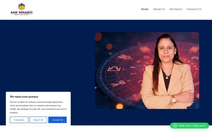 Screenshot of ankmmagic.com