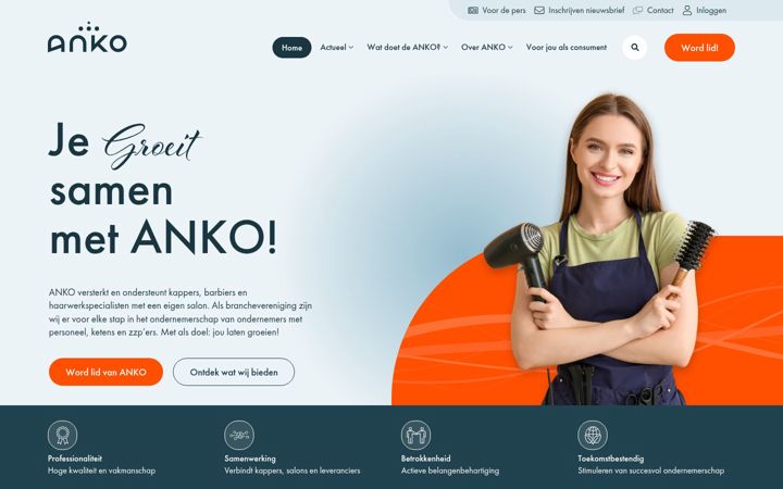 Screenshot di anko.nl