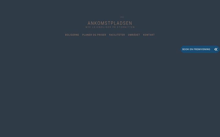 Screenshot of ankomstpladsen.dk