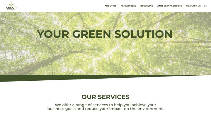 Screenshot του ankor-products.co.uk