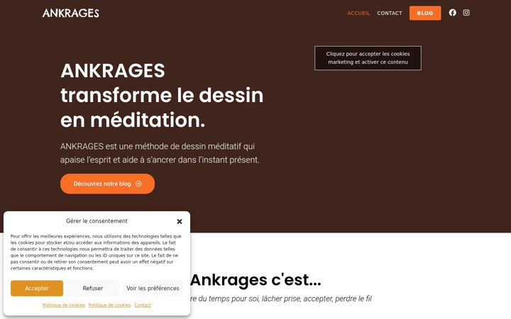 Screenshot of ankrages.com