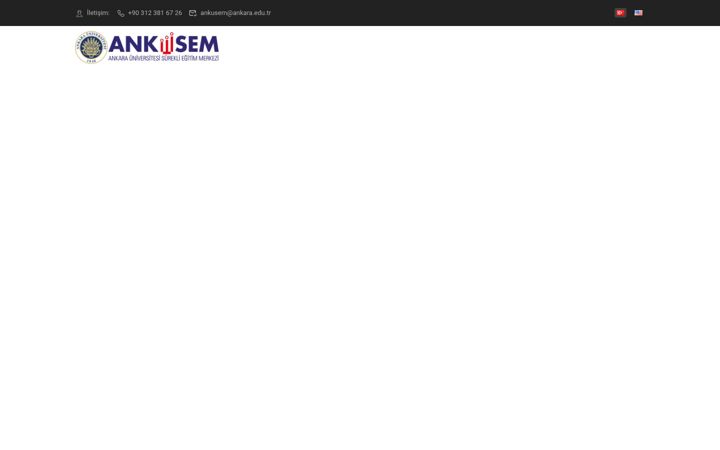 Screenshot of ankusem.ankara.edu.tr