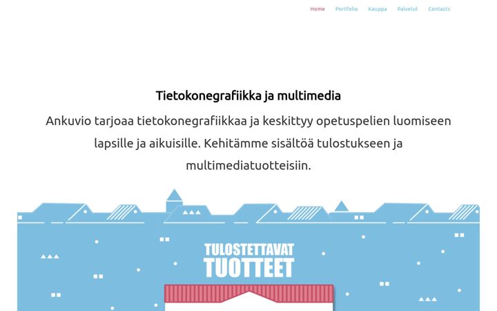 Screenshot ta' ankuvio.fi