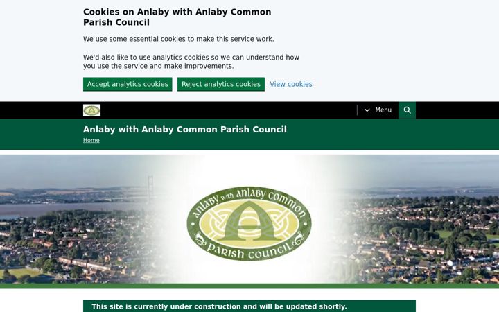 Screenshot του anlaby-common-pc.gov.uk