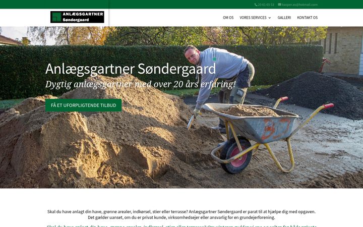 Screenshot of anlaegsgartner-sondergaard.dk
