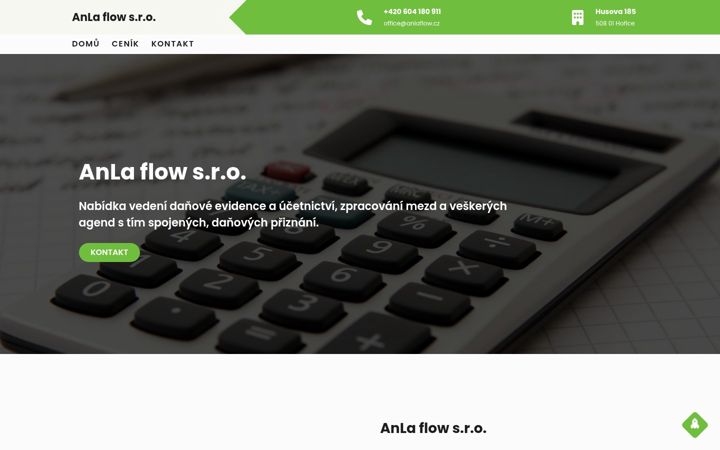 Screenshot of anlaflow.cz