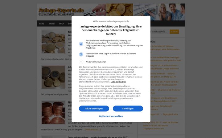 Képernyőkép: anlage-experte.de