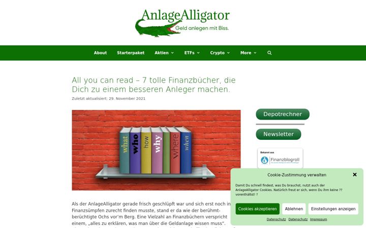 Képernyőkép: anlagealligator.de
