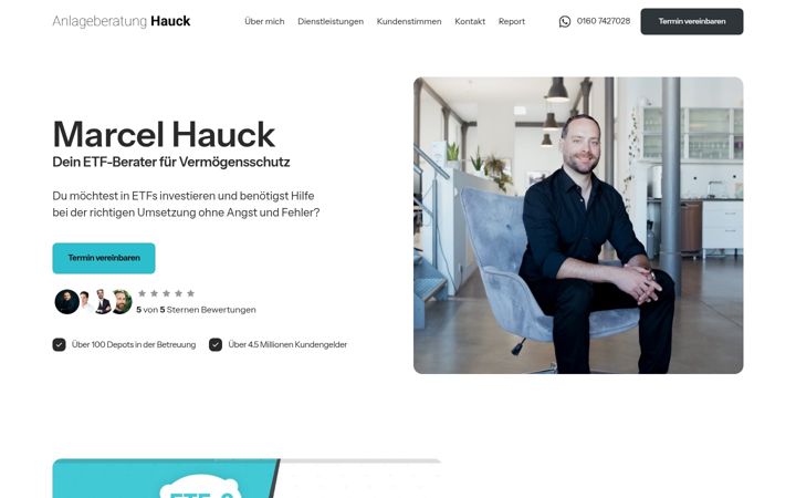 Képernyőkép: anlageberatung-hauck.de