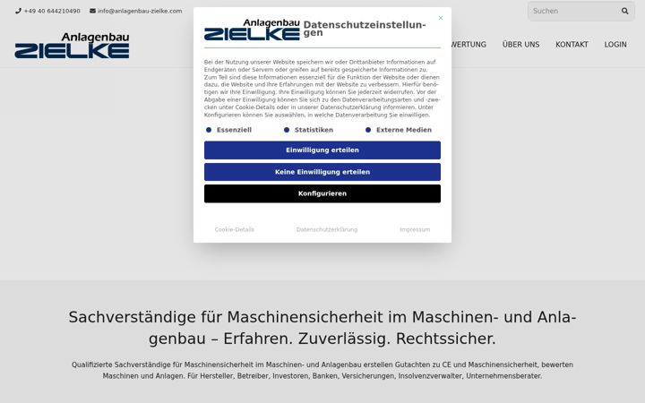 Screenshot of anlagenbau-zielke.com