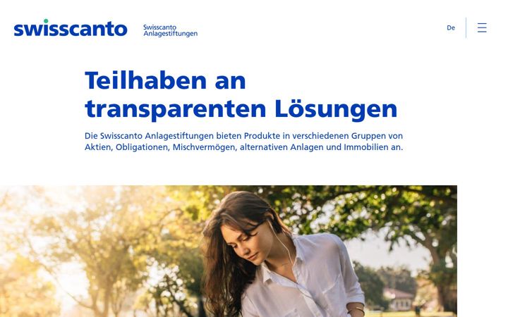 Screenshot of anlagestiftung.ch