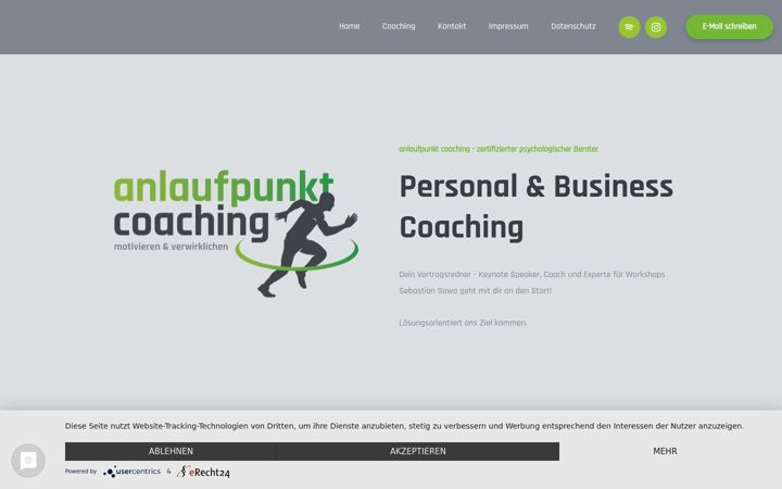 Screenshot of anlaufpunkt-coaching.de