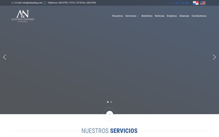 Screenshot of anleading.com