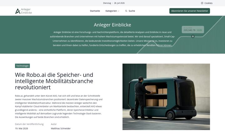 Screenshot of anlegereinblicke.de