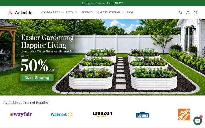 Screenshot of anleolifeshop.com