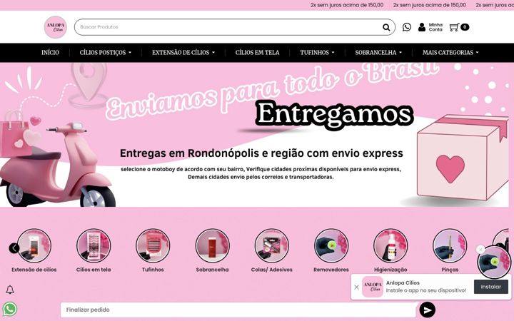 Captura de pantalla de anlopacilios.com.br