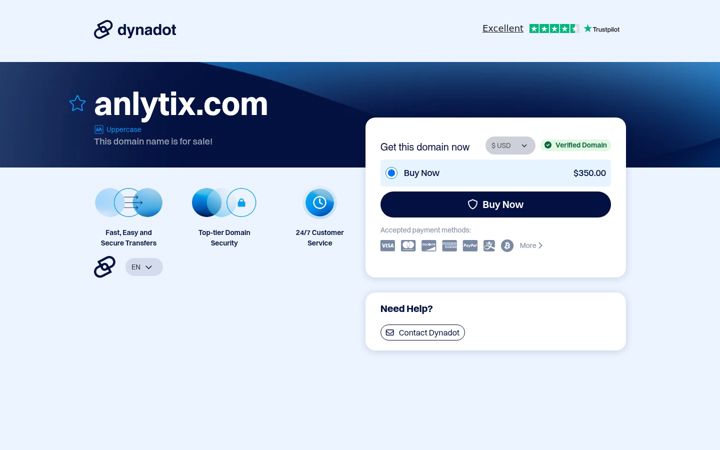 Screenshot of anlytix.com