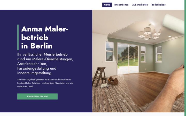 Screenshot of anma-gmbh.de