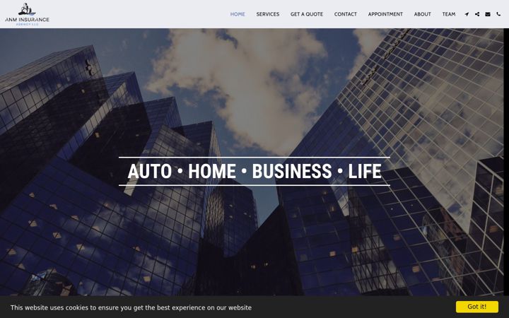 Screenshot of anmagency.com