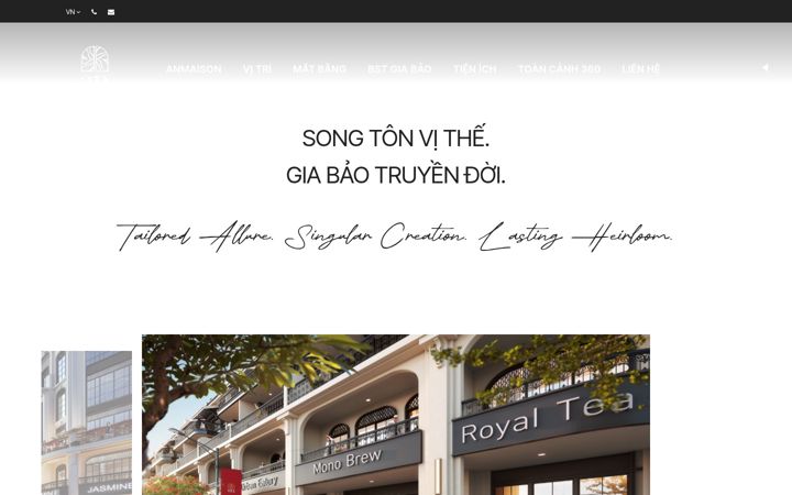 Screenshot of anmaison.com.vn