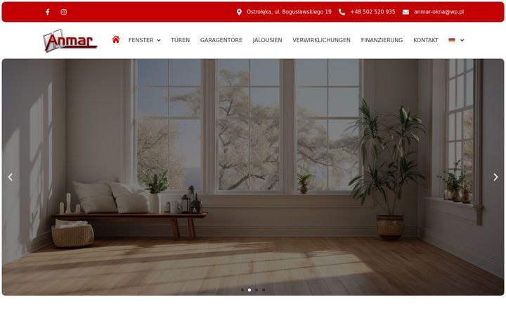 Képernyőkép: anmar-fenster.de