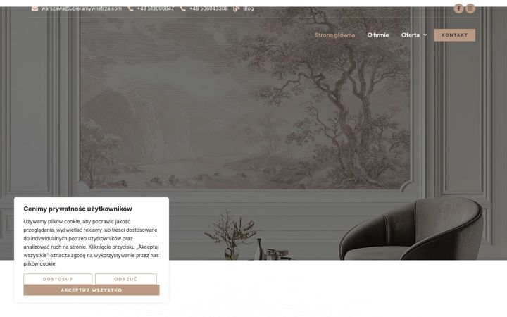 Kuvakaappaus sivustosta anmarubieramywnetrza.com