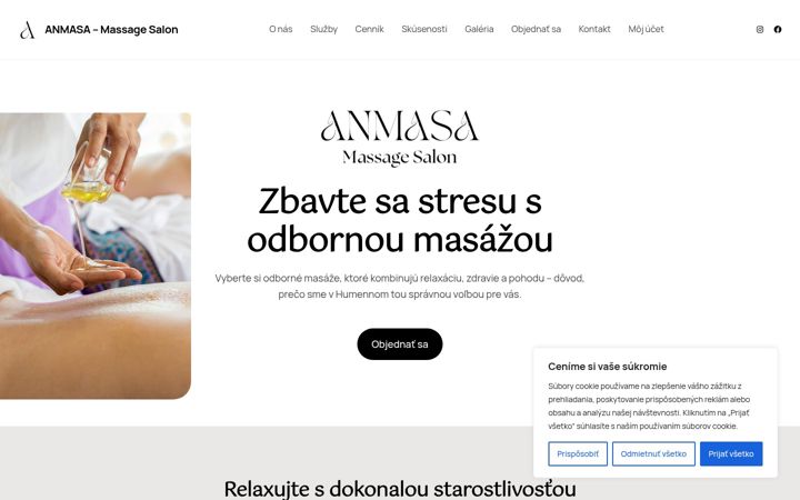 Screenshot of anmasa.sk