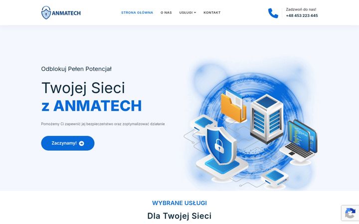 Skærmbillede af anmatech.pl