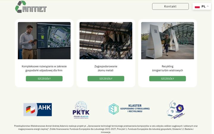Skærmbillede af anmet.com.pl