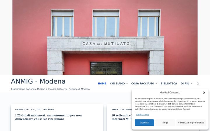 Screenshot of anmigmodena.it