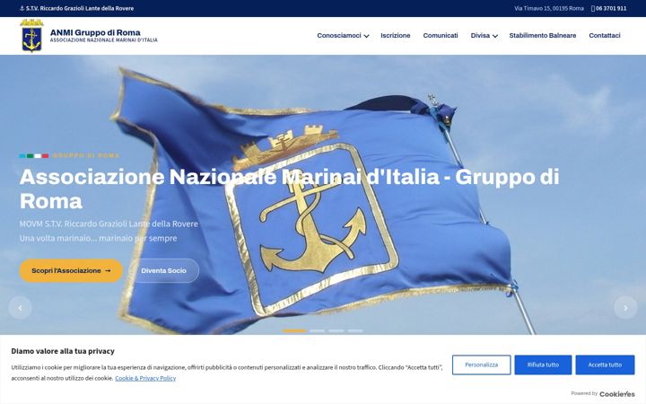 Screenshot of anmigrupporoma.it