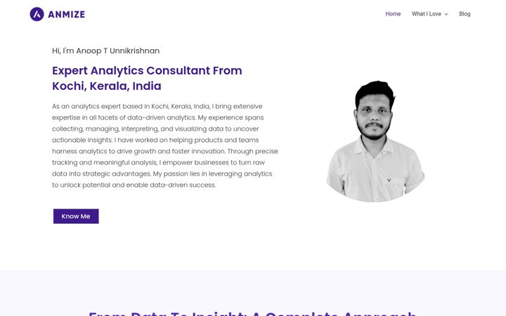 Screenshot of anmize.com