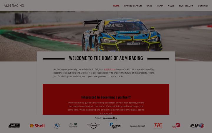 Screenshot of anmracing.be